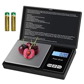 Balance de Precision 500g/0.01g Balance Milligramme Petite Balance de Poche Balance Bijoux avec Écran LCD et Tare Function po