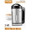 Petra Machine à soupe, Blender à Soupe Chauffant, pichet en acier inoxydable1,6 L, 5 programmes de cuisson, ecran digital, ma