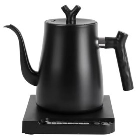 Bouilloire électrique Smart col de cygne 1.0 litre avec réglage de la température, 40-100°C ajustable, 304 acier inoxydable, 