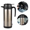 Thermos électriques 1200 ml 12 V/24 V Bouilloire électrique pour voiture en acier inoxydable Thermos de voyage Bouteille dea