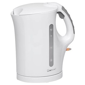 Clatronic® Bouilloire | Kettle | Bouilloire 1,7 L avec arrêt automatique & manuel | Filtre anticalcaire amovible | max. 2200W