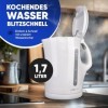 Clatronic® Bouilloire | Kettle | Bouilloire 1,7 L avec arrêt automatique & manuel | Filtre anticalcaire amovible | max. 2200W