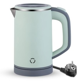 Bouilloire électrique 800ML, EUBSWA Bouilloire de Voyage Portable 600W Bouilloire en Acier Inoxydable Protection contre la Su