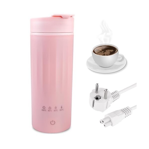 Petite bouilloire portable, petite bouilloire de voyage, 400 ml, mini bouilloire électrique portable, bouilloire de voyage, m