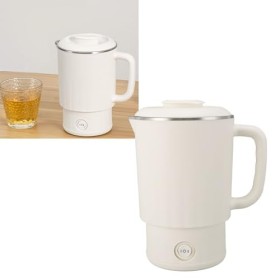 Bouilloire de Voyage 600 Ml pour Lextérieur, Bouilloire électrique Portable 600 W, Petit Chauffe-eau Chaude avec Chauffage R