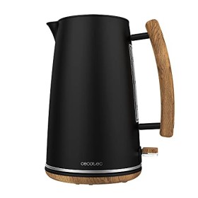 Cecotec Bouilloire Electrique 1,7L ThermoSense 200 Woody. Bouilloire 2200 W, Capacité 1,7 L,Ébullition Rapide, Inox Alimentai