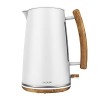 Cecotec Bouilloire Electrique 1,7L ThermoSense 200 Woody. Bouilloire 2200 W, Capacité 1,7 L,Ébullition Rapide, Inox Alimentai