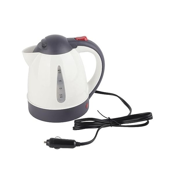 BuyWeek Bouilloire Électrique de Voiture, 24V 1000 ml Bouilloire de Voyage Bouilloire de Chauffe Eau de Camion de Voiture Por