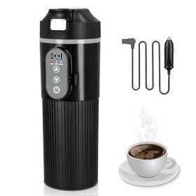 Bouilloire 12v, Bouilloire de Voyage 500ml 12 V-24 V Mini Bouilloire Electrique Bouilloire Portable Tasse Chauffante de Voitu