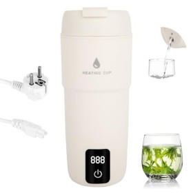 Bouilloire de Voyage - Mini Bouilloire 400ml avec 4 Niveaux de Réglage de Température,220V 300W Bouilloire de Voyage Compacte