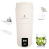 Bouilloire de Voyage - Mini Bouilloire 400ml avec 4 Niveaux de Réglage de Température,220V 300W Bouilloire de Voyage Compacte