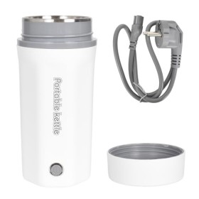 Bouilloire Electrique 500ML, 220V Bouilloire en Acier Inoxydable 304, Mini Bouilloire électrique de Voyage, Bouilloire de Voy