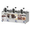 Distributeur à sauce avec pompe et bec chauffant triple CDSPBC3