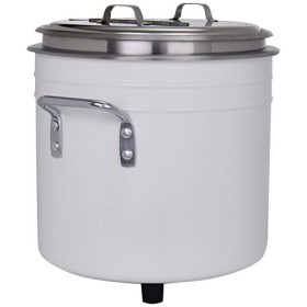 SARO Bouilloire à soupe rétro blanche