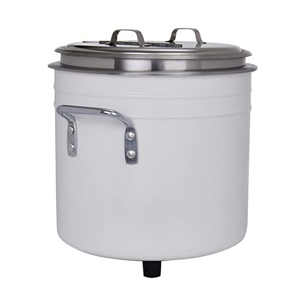 SARO Bouilloire à soupe rétro blanche