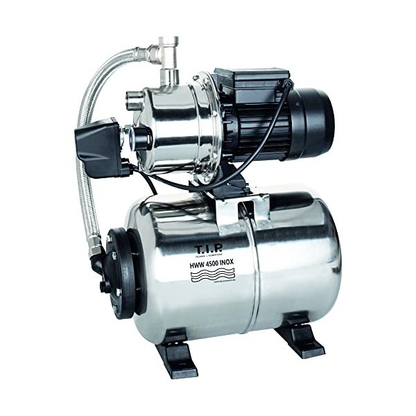 T.I.P. HWW 4500 Circuit d’Eau Domestique Débit de 4350 l/h Hauteur de Refoulement de 50 m Puissance 1200 W Prêt à linstallat