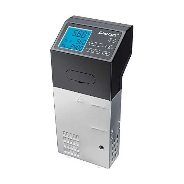 Steba SV 100 Professional Cuiseur sous vide de puissance de la pompe 7,5 L/min, 1500 W - Noir, acier inoxydable
