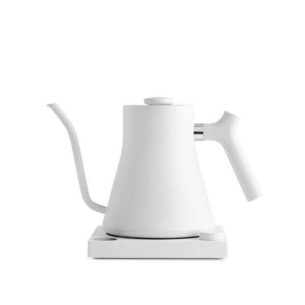 Bouilloire électrique à col de cygne Fellow Stagg EKG - Bouilloire pour café filtre et thé, Acier inoxydable, Chauffage rapid