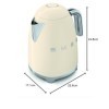 Smeg bouilloire électrique KLF03PGEU pastel vert