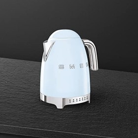 Smeg, Bouilloire à Température Variable KLF04PBEU 1,7 L, Plusieurs Température, Filtre Anticalcaire Lavable, Arrêt Automatiqu