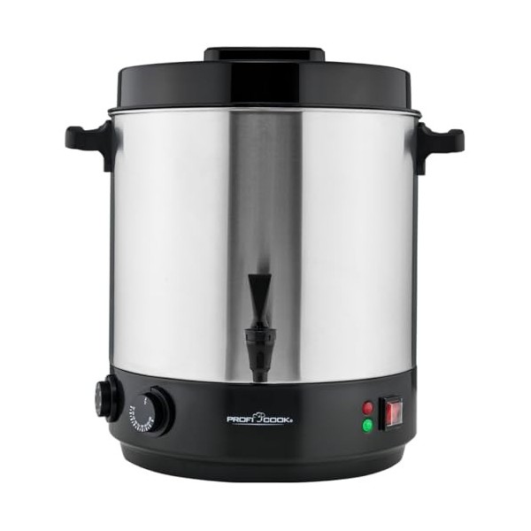 ProfiCook® 2en1 Distributeur de boissons chaudes & mijoteuse | Réservoir de 32L | Fonction maintien au chaud | 2100W | 30°C -
