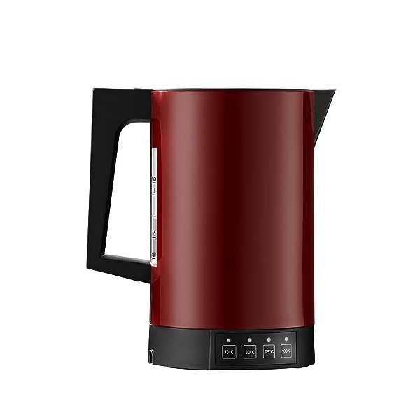 ritter fontana 5 bouilloire électrique avec sélection de température, fabriqué en Allemagne, Rouge