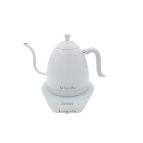 Brewista Artisan Pure White | Bouilloire électrique | Bec col de cygne | Régulation température | Slow Coffee Barista | 1,0 L