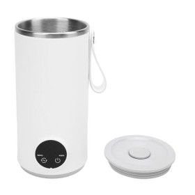 Bouilloire électrique sans Fil, Bouilloire à Lait Maternel Portable, Conception à 4 Températures Réglables de 400 Ml, Petite 
