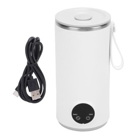 Bouilloire électrique de Voyage, Petite Bouilloire électrique Portable de 400 Ml pour thé, café, Lait et Eau Chaude, avec 4 C