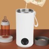 Bouilloire électrique de Voyage, Petite Bouilloire électrique Portable de 400 Ml pour thé, café, Lait et Eau Chaude, avec 4 C