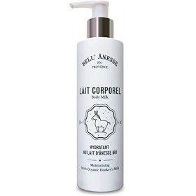 Lait corps hydratant au Lait dÂnesse BIO. Tous types de peau. Flacon pompe 250 ml