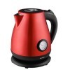 Team Kalorik TKG JK 3002 Bouilloire en acier inoxydable avec affichage de la température, 2200, 1,7 l, rouge métallisé