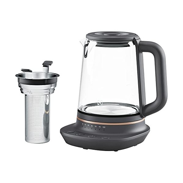 Electrolux 910 003 588 E7GK1-8BP Bouilloires, 1.7 liters, Noir, Cuivre
