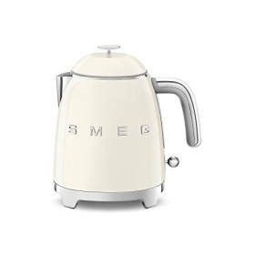 Smeg, Petite Bouilloire Électrique KLF05PGEU 0,8 L, Filtre Inox, Arrêt Automatique de Sécurité, Indicateur Niveau dEau, Base