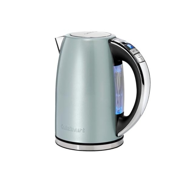 Cuisinart Bouilloire électrique Multi-Températures - Ébullition rapide - Sans fil - Acier inoxydable brossé - Capacité de 1,7