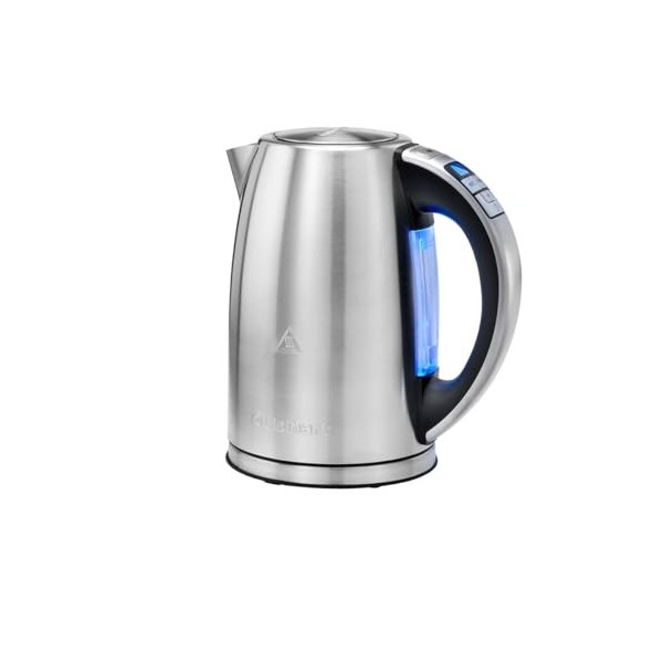 Cuisinart Bouilloire électrique Multi-Températures - Ébullition rapide - Sans fil - Acier inoxydable brossé - Capacité de 1,7