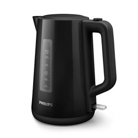 Philips Bouilloire Électrique - 1.7 L, Couvercle à Ressort et Voyant Lumineux, Socle 360°, Noir HD9318/20 