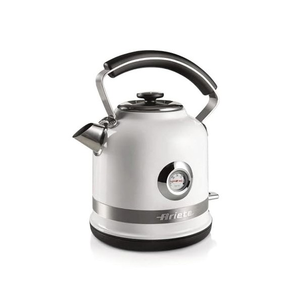 Ariete 2854 Bouilloire rouge avec Manomètre de Température Gamme MODERNA