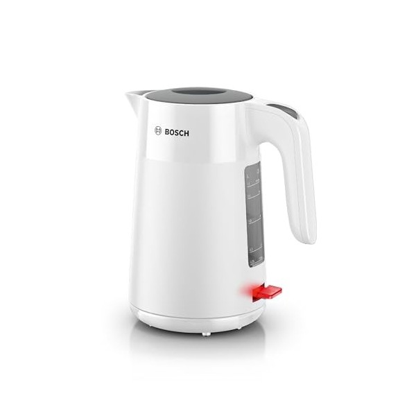 Bosch, bouilloire électrique, MyMoment, poignée ergonomique, grande ouverture, triple sécurité, filtre anti-calcaire, capacit