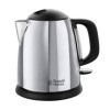 Russell Hobbs Bouilloire Electrique [Compacte] Victory 1 L, 2400W, Design Acier Brillant, Ebullition Rapide, Niveau deau Vi