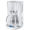 Russell Hobbs Bouilloire Electrique [Design & Performance] Inspire Blanc 1,7L, 2400W, Ebullition Rapide, Ecoulement parfait,