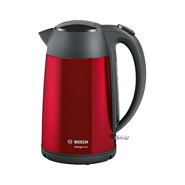 Bosch TWK4P440 bouilloire 1,7 L 2400 W Noir, Acier inoxydable