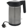 Bosch TWK4P440 bouilloire 1,7 L 2400 W Noir, Acier inoxydable
