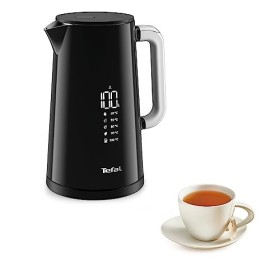 Tefal Bouilloire électrique noire, Écran numérique digital,1,7 L, 5 températures, Paroi anti-brûlure, Maintien au chaud 30min