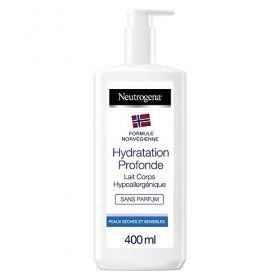Neutrogena Formule Norvégienne Hydratation Profonde Lait Corporel Hypoallergénique Peaux Sèches 400 ml