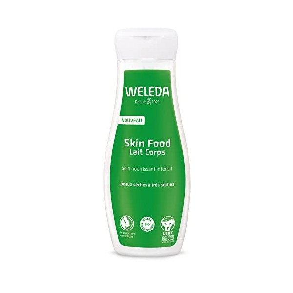 Weleda - Skin Food - Lait Corps - Soin Nourrissant Intensif - Peaux Sèches à Très Sèches - Flacon 200 ml