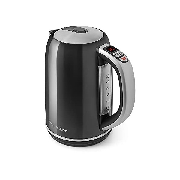 Riviera-et-Bar BT549A Bouilloire à Température Réglable Serena, Black