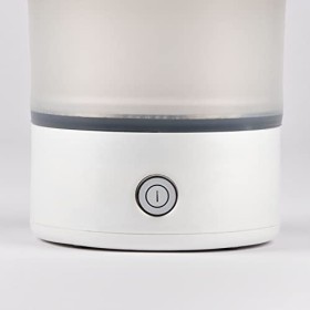 Girmi BL03 Bouilloire pliable de voyage, carafe en silicone, capacité 0,6 litre, 600 W, peu encombrant, sans BPA, arrêt autom