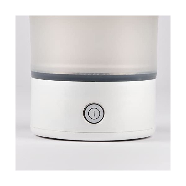 Girmi BL03 Bouilloire pliable de voyage, carafe en silicone, capacité 0,6 litre, 600 W, peu encombrant, sans BPA, arrêt autom