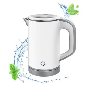 MiliPow Bouilloire de Voyage 800ml, 5 Minutes débullition Rapide, Bouilloire Portable, Mini Bouilloire de Camping, Petite Bo